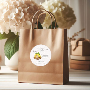 Adesivo Obrigado pelo Chá de Noiva Main Squeeze Lemon