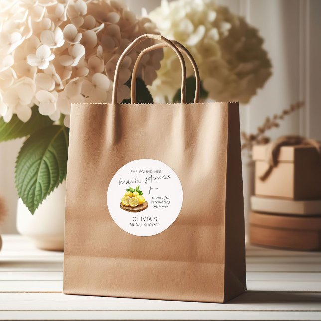 Adesivo Obrigado pelo Chá de Noiva Main Squeeze Lemon (Criador carregado)