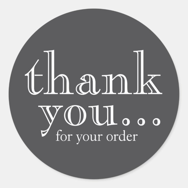 Adesivo Obrigado Pelo Cliente De Encomendas (Frente)