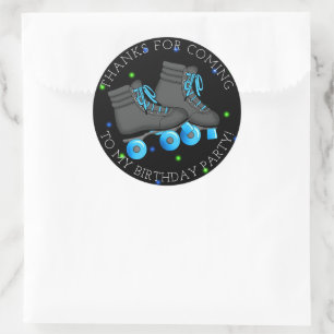 Adesivo Obrigado pelo presente de aniversário do skate de 