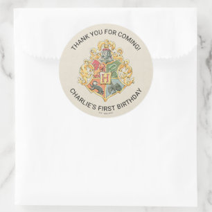 Adesivo Obrigado pelo Primeiro Aniversário de Harry Potter