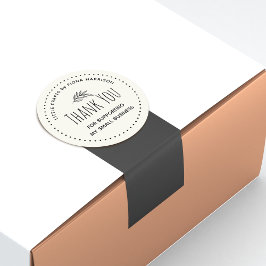 Adesivo Obrigado Por Apoiar A Minha Pequena Empresa