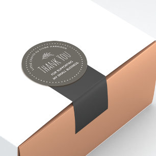 Adesivo Obrigado Por Apoiar A Minha Pequena Empresa