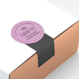 Adesivo Obrigado Por Apoiar A Minha Pequena Empresa