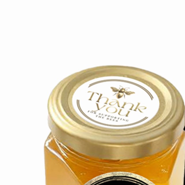 Adesivo Obrigado por apoiar as abelhas rainhas do ouro (Criador carregado)