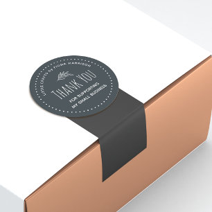 Adesivo Obrigado Por Apoiar Meu Pequeno Negócio