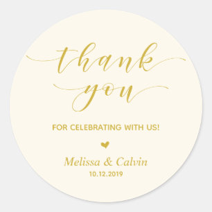 Adesivo Obrigado por celebrar conosco, Aniversário