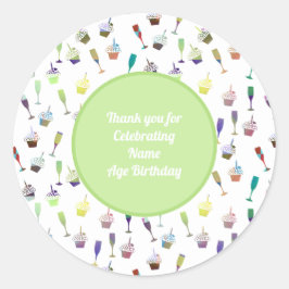 Adesivo Obrigado Por Celebrar o Aniversário