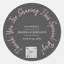 Obrigado Por Compartilhar O Logotipo QR Branco Do 