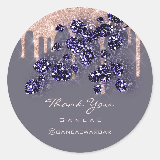 Adesivo Obrigado Por Comprar Cinzas De Coleta Floral Com G (Frente)