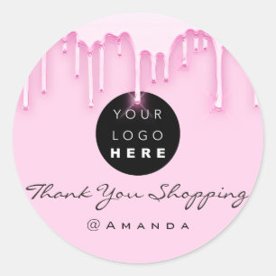 Adesivo Obrigado Por Comprar O Nome Maquietar O Logotipo R