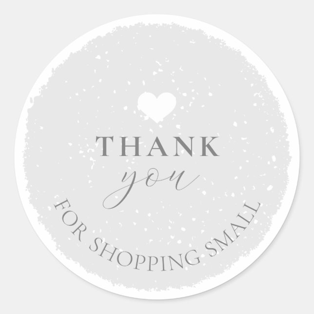 Adesivo Obrigado Por Comprar Um Pequeno Vinheta (Frente)