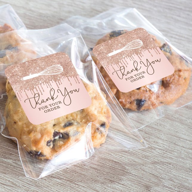 Adesivo Obrigado Por Seu Assar De Pedido De Drives De Glit (Criador carregado)