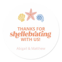 Obrigado por Shellabrating Estrela-do-Mar Concha