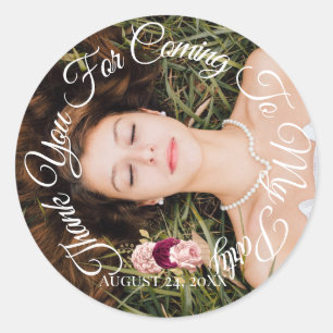 Adesivo Obrigado Por Ter Vindo Para A Foto Do Meu Partido