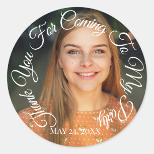 Adesivo Obrigado Por Ter Vindo Para A Foto Do Meu Partido