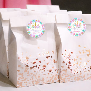 Adesivo Obrigado por vir ao Unicórnio