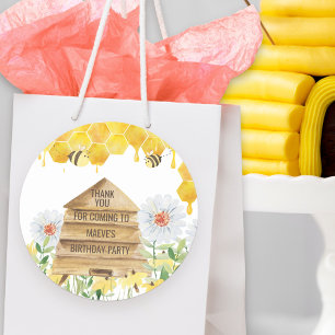 Adesivo Obrigado por virem a Festa de aniversário