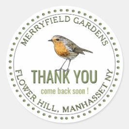 Adesivo Obrigado Por Voltar Logo