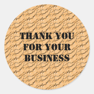 Adesivo Obrigado profissional você para seu cliente