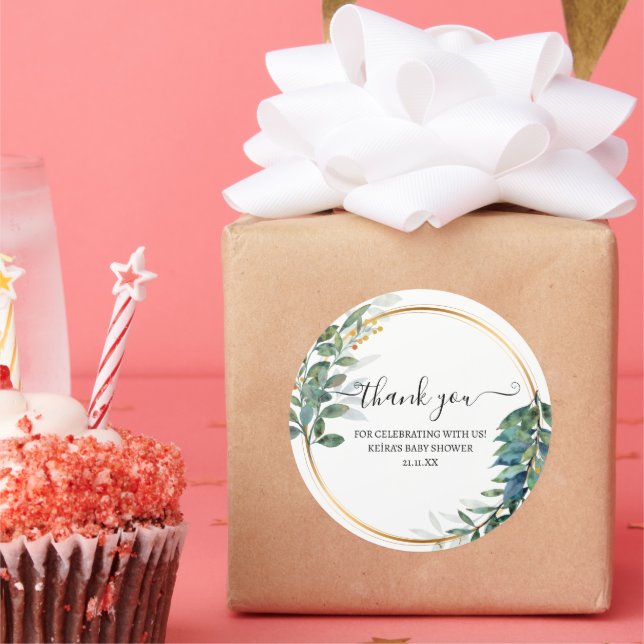 Adesivo Obrigado Raiyon Vy e flores (Festa)