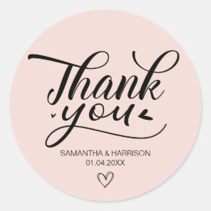 Adesivo Obrigado, Rosa de Aniversário de Casamento