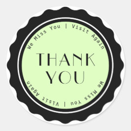 Adesivo Obrigado, Sentimos Sua Falta.