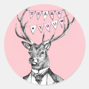 Adesivo Obrigado-seu-veado