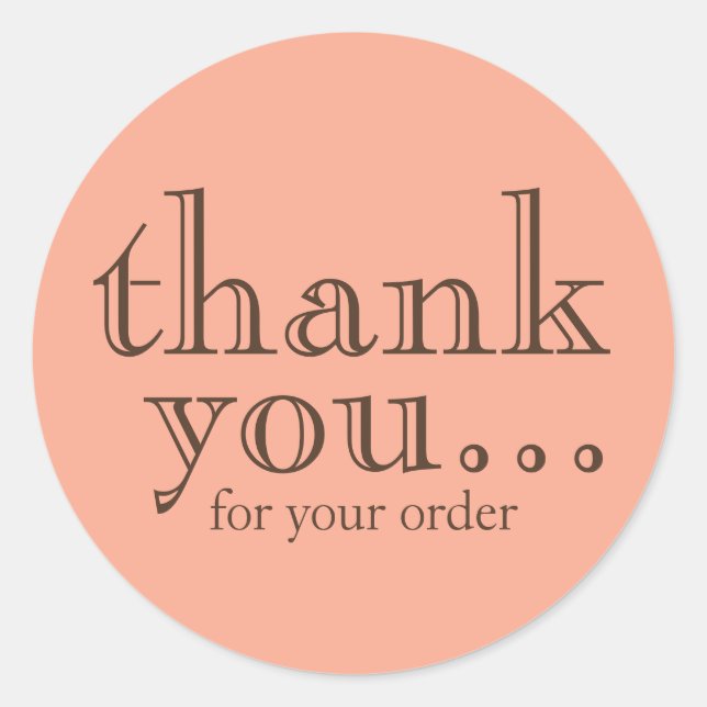 Adesivo Obrigado Simples Pelo Cliente De Sua Empresa De En (Frente)