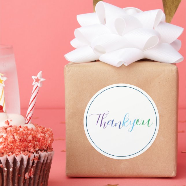 Adesivo Obrigado Sticker (Festa)