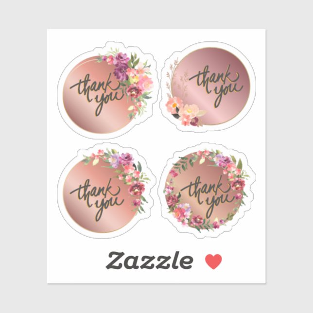 Adesivo Obrigado Sticker (Folha)