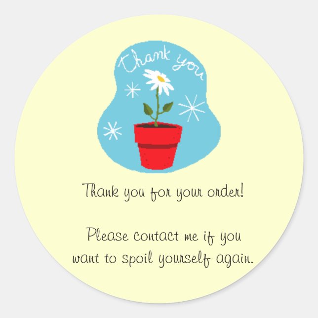 Adesivo Obrigado Sticker (Frente)