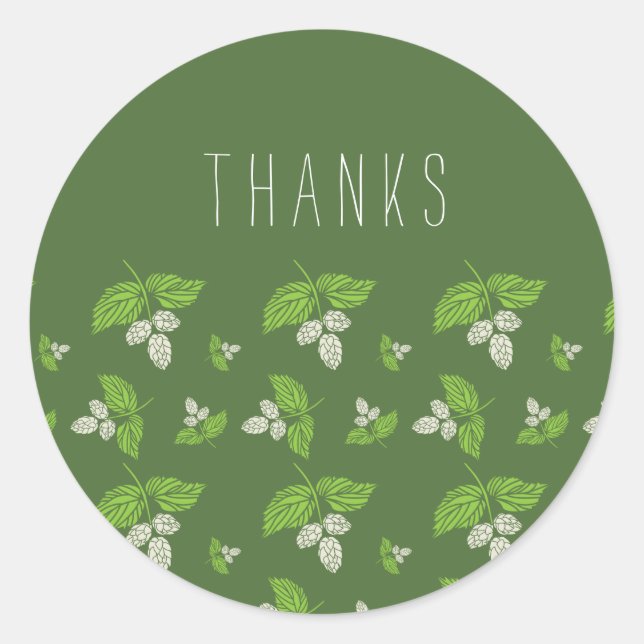 Adesivo Obrigado Sticker, vinheta de favor, selo de envelo (Frente)