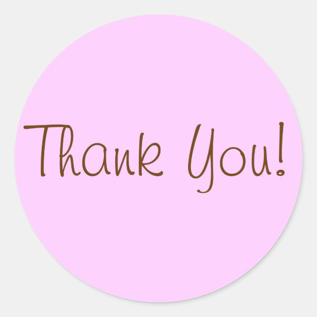 Adesivo Obrigado, Stickers! (Frente)