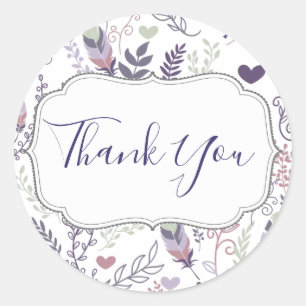 Adesivo Obrigado Stickers - Casamento / Aniversário