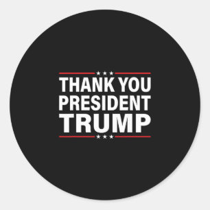 Adesivo Obrigado Trump 