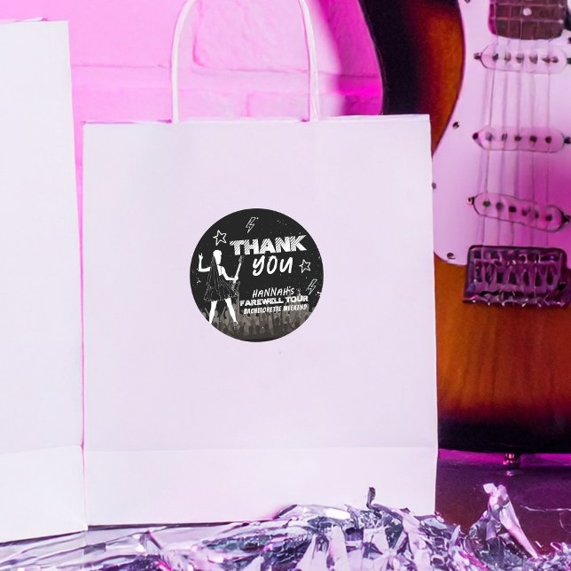 Adesivo Obrigado Última Turnê Punk Rock (Criador carregado)