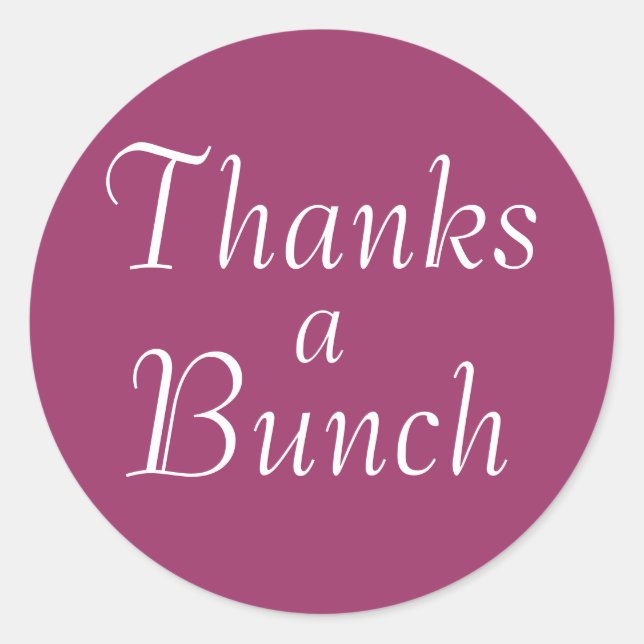 Adesivo Obrigado um punhal (Frente)