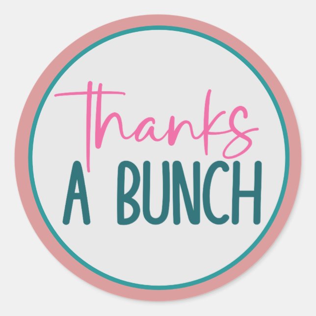 Adesivo Obrigado um punhal (Frente)