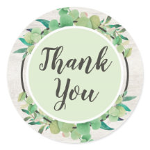 Obrigado Verde Botânico Eucalyptus Rustic