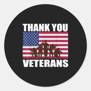 Adesivo Obrigado veteranos dia dia memorial