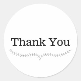 Adesivo Obrigado Wreath Sticker