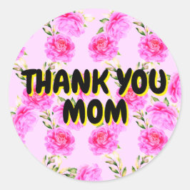 Adesivo Obrigados às mães | Colas de Rosas Rosa