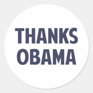 Adesivo Obrigados Barack Obama