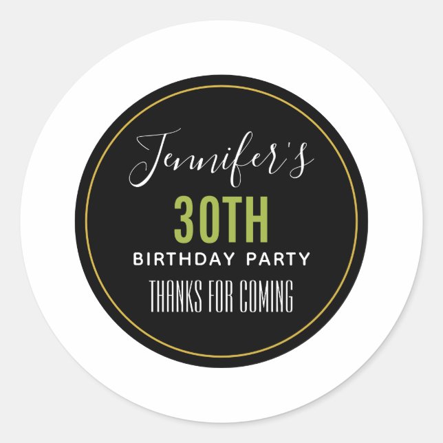 Adesivo obrigados de aniversário para o modelo seguinte (Frente)