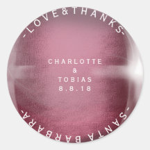 Obrigados de Casamento Personalizados Fios de Ferr