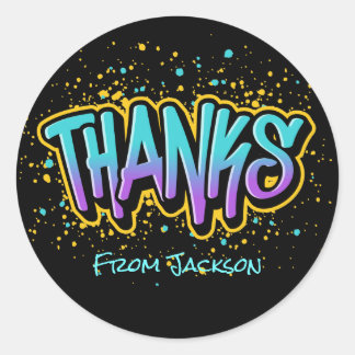 Adesivo Obrigados de grafite