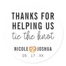 Obrigados para Ajudar a Amarrar o Casamento Knot P