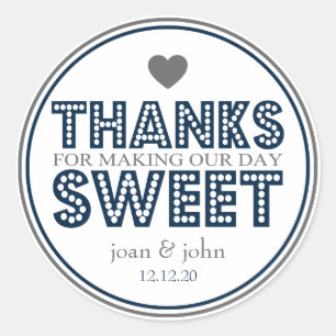 Adesivo Obrigados Para O Fazer Nosso Docinho Do Dia (Marin