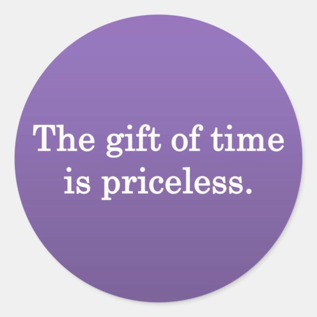 Adesivo Obrigados para o seu tempo (Frente)